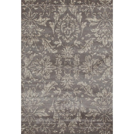 Standalone 4 x 6 ft. Arabella Collection Arabesque Woven Area Rug, Gray ST780071